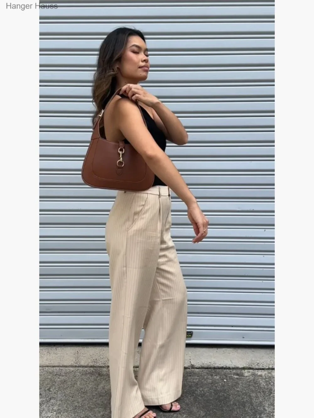 Small Vegan Leather Top Handle Hobo Shoulder Bag Crossbody Adjustable Strap